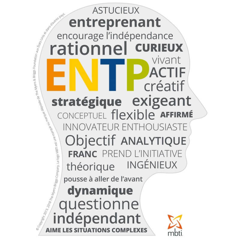 Caractéristiques MBTI ENTP - Performance et Coaching - Pierre Cochat coach certifié MBTI