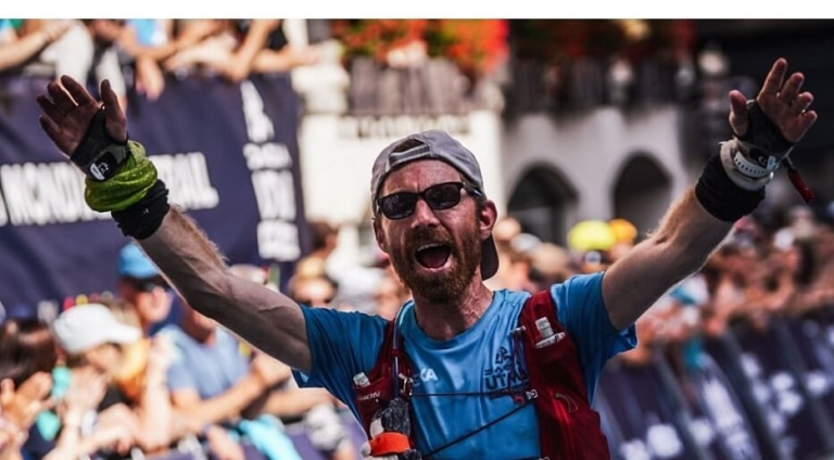 arrivée matthieu wiart utmb 2023 émotions